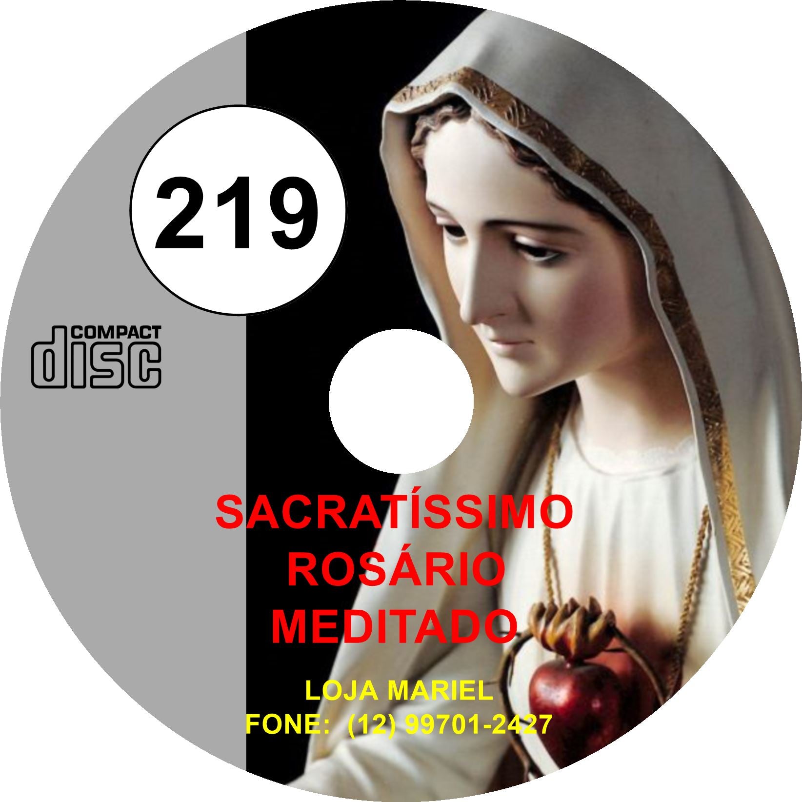 CD Rosário Meditado 219 CD Rosário Meditado 219